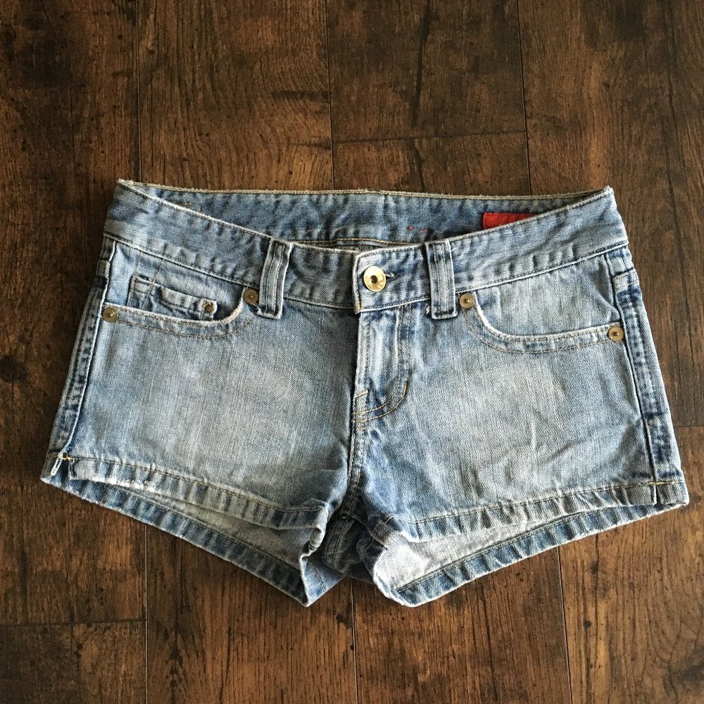 Express X2 Denim Shorts Sz 4